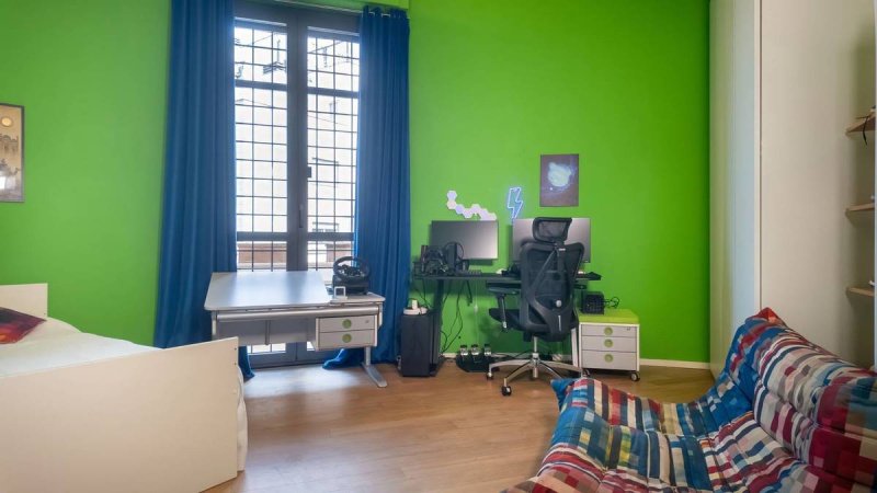 Interior photo 21 of Prestigious Designer Apartment on Via Lovanio in Rome, Italy (ROM-5575)