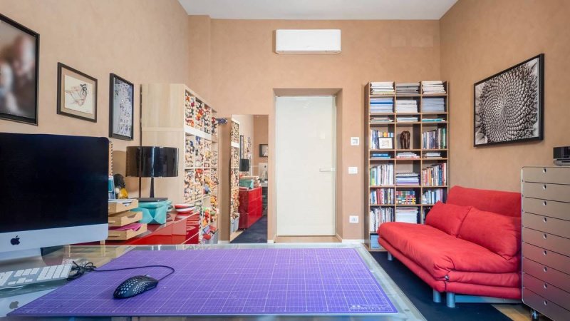 Interior photo 25 of Prestigious Designer Apartment on Via Lovanio in Rome, Italy (ROM-5575)