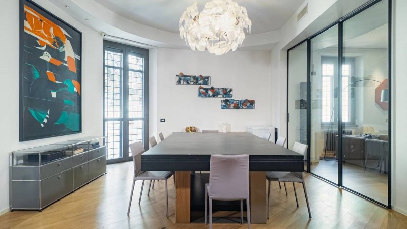 Interior photo 5 of Prestigious Designer Apartment on Via Lovanio in Rome, Italy (ROM-5575)