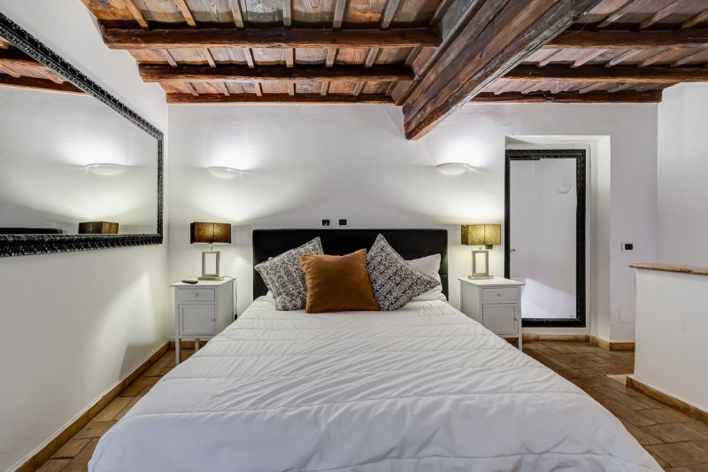 Interior photo 11 of Charming Two-Level Apartment in Monti    in Rome, Italy (ROM-9506)