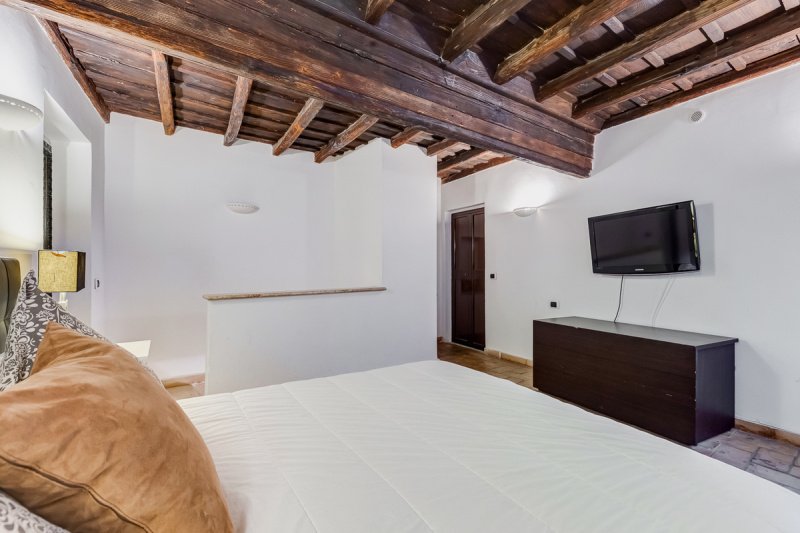 Interior photo 14 of Charming Two-Level Apartment in Monti    in Rome, Italy (ROM-9506)