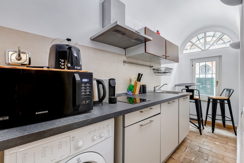 Interior photo 19 of Charming Two-Level Apartment in Monti    in Rome, Italy (ROM-9506)