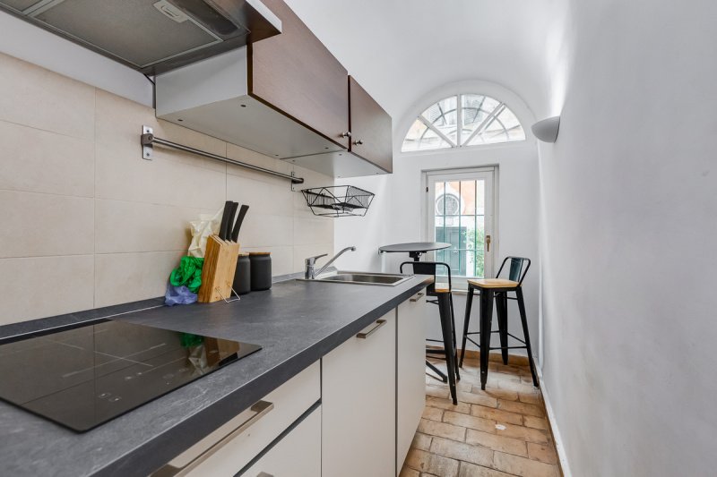 Interior photo 20 of Charming Two-Level Apartment in Monti    in Rome, Italy (ROM-9506)