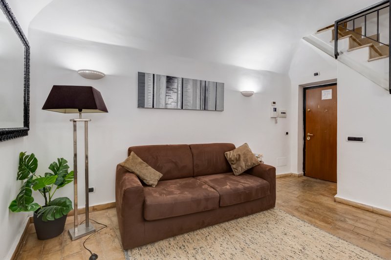 Interior photo 4 of Charming Two-Level Apartment in Monti    in Rome, Italy (ROM-9506)