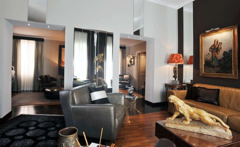 Interior photo 10 of Rare Trastevere Multi-Level Residence  in Rome, Italy (ROM-9988)