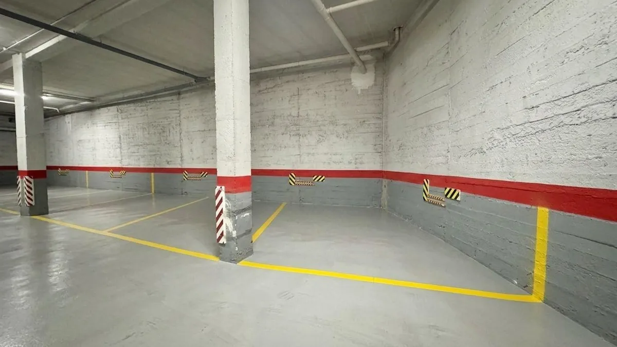 Private marked parking space in the building’s underground garage